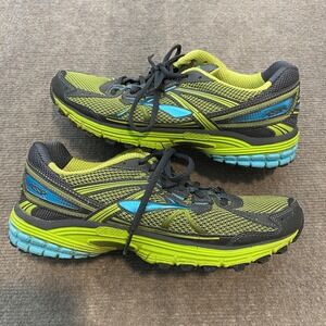 Brooks Adrenaline ASR Running Shoes Womens Size 9 Yellow Cushioned 1201411B921